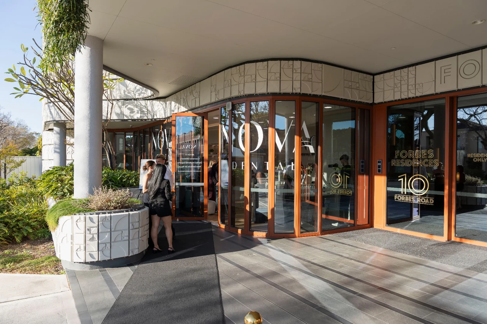 NOVA Dental Perth entrance at 10 Forbes Road, Applecross